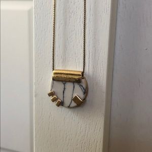 Madewell marble necklace